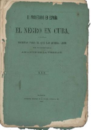 [Gutenberg 39930] • El proletario en España y el Negro en Cuba